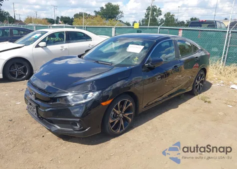 2019 Honda Civic Sport from USA, damaged, VIN 2HGFC2F89KH581850